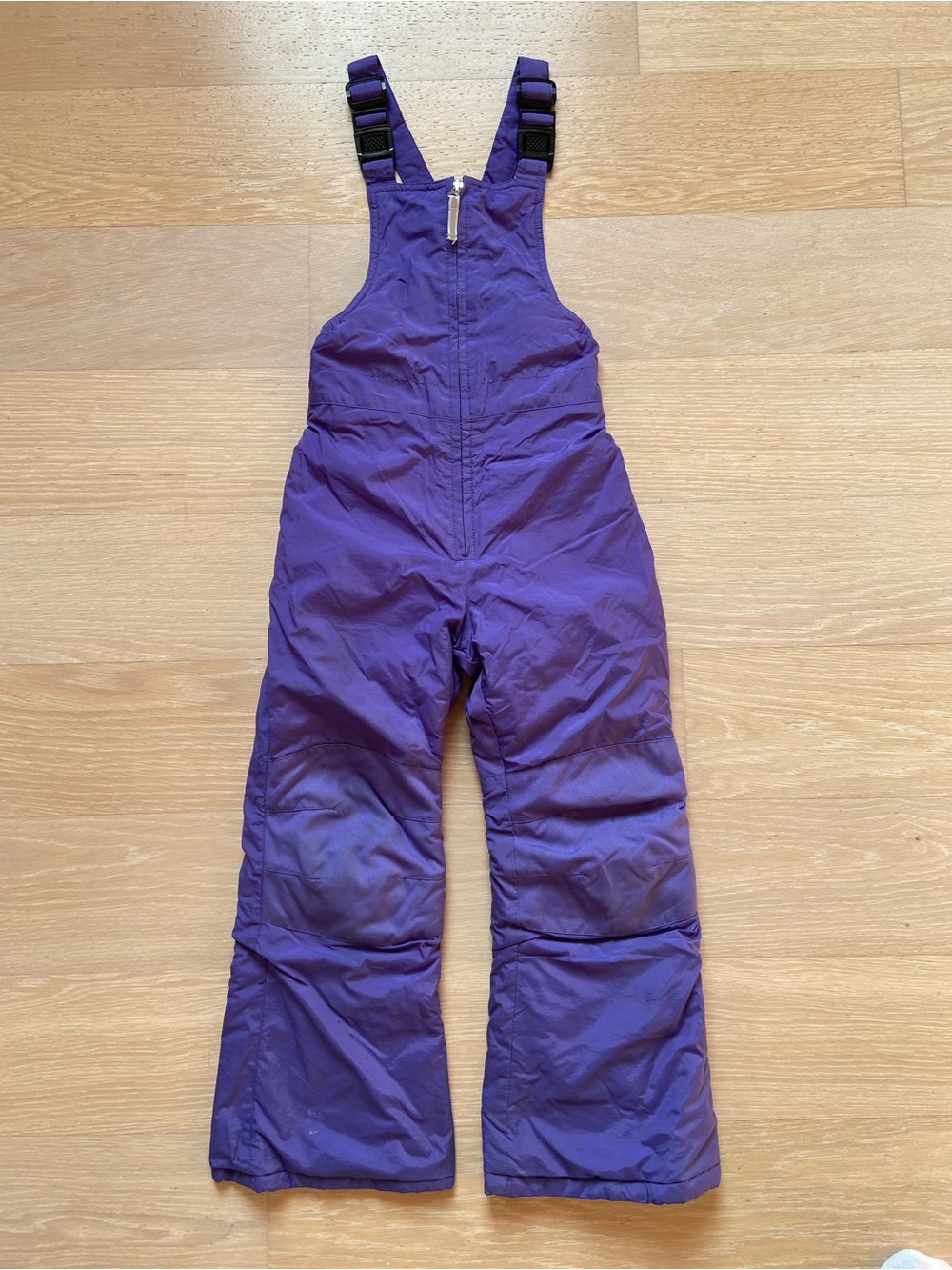Lands' End Purple Kids Insulated Snow Bib Overalls